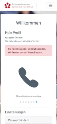 Blutspendezentren android App screenshot 0